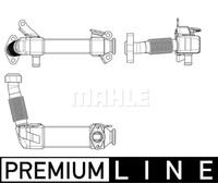 MAHLE ORIGINAL EGR Cooler CE 17 000P without gasket/seal without EGR valve BMW: X5, 3 Saloon, 5 Saloon