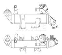 MAHLE ORIGINAL CE 19 000P EGR cooler