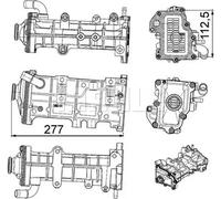 MAHLE CE 23 000P EGR cooler