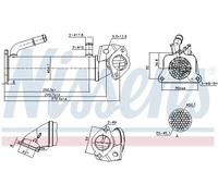 NISSENS 989321 EGR cooler