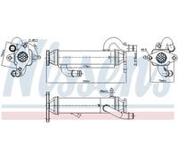 COOLER EXHAUST GAS RECIRCULATION 989328 FOR FIAT DUCATO/Platform/Chassis/Van