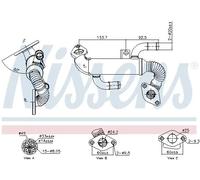 NISSENS 989399 EGR cooler