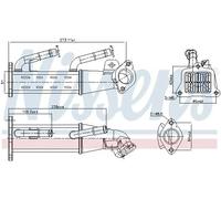 NISSENS 989404 EGR cooler
