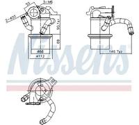 NISSENS 989422 EGR cooler
