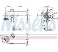 NISSENS 989431 EGR cooler