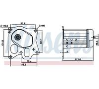 NISSENS 989455 EGR cooler