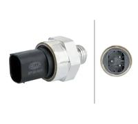 HELLA 6PP 009 409-611 Sensor, exhaust pressure - 3-pin connector - Screw Connection