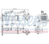 NISSENS 989404 EGR cooler