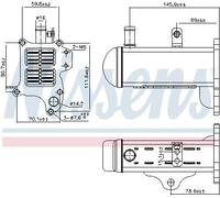 Exhaust Gas Recirculation Cooler Fits Suzuki Grand Vitara NISSENS 989425