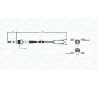 MAGNETI MARELLI 172000043010 Sensor, exhaust gas temperature for CADILLAC,OPEL,S