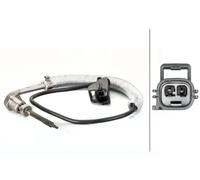 Hella Exhaust Gas Temperature Sensor 6PT 014 495-111 2-pin connector Bolted 430mm cable