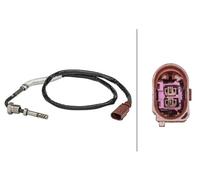 exhaust gas temperature sensor 6PT 358 181-031 HELLA for VW SEAT SKODA AUDI