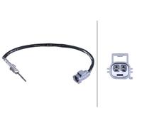 Exhaust Gas Temperature Sensor Fits Ford Transit V363 Van HELLA 6PT 358 284-201
