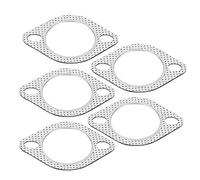 Exhaust Gasket, 2.5inch Exhaust Header Down Pipe Manifold Collector Flange Gasket 2 Bolt Aluminium Alloy