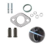Exhaust Gasket Set - Complete 10PCS Kit with Exhaust Studs, Nuts, Gasket, Seal, Washers & Spring Washers, Compatible with GY6 Engines (50cc to 150cc), Ideal for Scooters, ATVs, Go-Karts, and