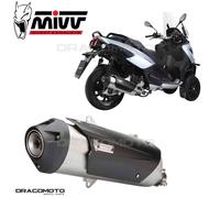 MIVV Approved Exhaust Muffler Urban Steel for Piaggio X-Evo 400 (2007-2013)