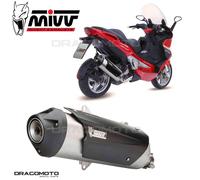 Mivv Exhaust Muffler Urban Stainless Steel for Piaggio Beverly 400 2006 > 2010