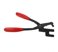 Exhaust Hanger Removal Pliers Rubber Grommet Pipe Disassembly, Steel Auto Hand Tool with Ergonomic, Red Garage Repair Kit (Section B)