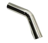 Exhaust Headers 100mm Extended At Both End OD 38mm 51mm 63mm 76mm Stainless Steel Welding 45 Degree Long Radius Exhaust Pipe(38mmx1.5mm)