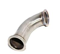 Exhaust Headers 90 Degree 2.5"ID V-band Flange Stainless Steel Elbow Adapter Pipe HLWXMDZ