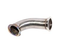 Exhaust Headers 90 Degree SS Elbow Adapter Pipe 2.5"ID V-band Flange HLWXMDZ
