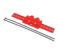 Exhaust Heat Shield General Motorcycle Exhaust Anti Scalding Rubber Protection Ring Silencer Fit For Honda Fit For Yamaha Heat shields(Red)