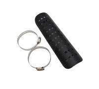 Exhaust Heat-shield Motorcycle Curved Exhaust Muffler Pipe Heat Shield Cover Guard Protector Universal Fits Most Custom Bikes/choppers/cruisers
