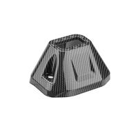 Exhaust Heat Shield Motorcycle Exhaust Guard Protector Glossy Carbon Fiber Black Muffler Exhaust Pipe Tip Cover Fit For Honda Click 125 150 Exhaust Protector Cover(Carbon Fiber)