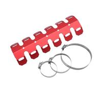 Exhaust Heat Shield Motorcycle Exhaust Shield Protector Cover Exhaust Pipe Crash Fit For KTM EXC EXCF 125 250 350 400 450 Exhaust Protector(25CM Red)