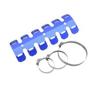 Exhaust Heat Shield Motorcycle Exhaust Shield Protector Cover Exhaust Pipe Crash Fit For KTM EXC EXCF 125 250 350 400 450 Exhaust Protector(25CM Blue)