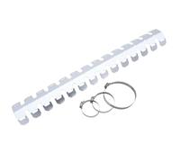 Exhaust Heat Shield Motorcycle Exhaust Shield Protector Cover Exhaust Pipe Crash Fit For KTM EXC EXCF 125 250 350 400 450 Exhaust Protector(52CM Silver)
