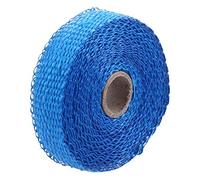 Exhaust Heat Wrap Roll 5m Car Insulation Tape Exhaust Heat Wrap with 4 Stainless Steel Cable Ties (Blue)
