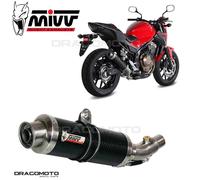 Mivv Gp Honda Cb 500 F 2016-18 H.062.l2s Homologated Slip On Muffler Silver Homologated unisex