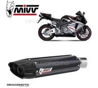 Mivv Suono Honda Cbr 600 Rr 2005-06 Uh.027.l9 Homologated Slip On Muffler Silver Homologated unisex