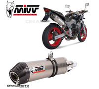MIVV Exhaust Silencer H.020.LNC Oval Titanium with Carbon Cap Honda CB 600 Hornet 2003-2006