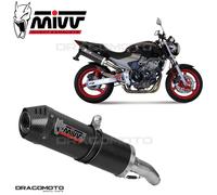 Mivv Exhaust Muffler Oval Carbon with Carbon Cap Honda Hornet 600 2003 > 2006