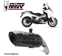 Mivv Suono Honda Integra 700/750/nc 700/750 S/x H.046.l9 Homologated Slip On Muffler Silver Homologated unisex