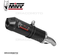 Mivv Oval Honda Integra 750 2016-20/nc 750 S/x 2016-22 H.065.l3c Homologated Slip On Muffler Silver Homologated unisex