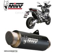 Mivv Exhaust Muffler GP PRO Black Stainless Steel Honda X-Adv 750 2017 > 2023