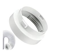 Exhaust Hose Adaptor for Mobile Air Conditioners, Diameter 150 mm Window | Double Snap Lock Heavy Duty ABS, Airtight Seal, Fits Slide Bezels, Tool-Free Click Assembly