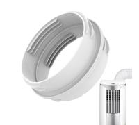 Exhaust Hose Connector, Universal Insulated Coupler, Portable AC Exhaust Connector Coupler, Home Window Door Wall Adapter, Living Room Bedroom Apartment AC Vent Extension for Indoor Cooling