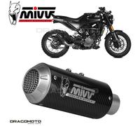 HU.005.SM3C - Exhaust Muffler MIVV MK3 Carbon HUSQVARNA SVARTPILEN 125 (21-23)