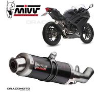Mivv Gp Kawasaki Ninja 300 2013-16/z300 2015-16 K.038.lxb Homologated Slip On Muffler Silver Homologated unisex