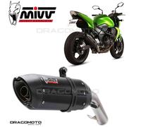 MIVV Exhaust Muffler Suono - Black Stainless Steel - Kawasaki Z 750 2007-2014