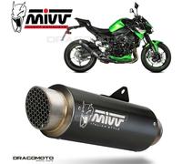 MIVV Exhaust Muffler K.052.LXBP GPpro Steel Black Kawasaki Z900 2020-2024