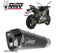 Mivv Exhaust Muffler Delta Race Black Steel for Kawasaki Z 900 2017 > 2019