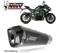 Mivv Muffler slip-on exhaust DELTA RACE Black Inox KAWASAKI Z H2 SE 2020 > 2023