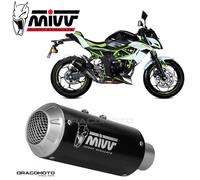 K.048.SM3B - Exhaust Muffler Mivv MK3 BLACK KAWASAKI NINJA 125 / Z 125 (19-)