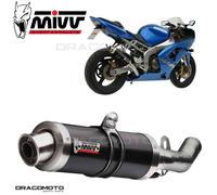 MIVV GP Exhaust Kawasaki ZX-6R 636 2003-2004 Carbon or Titanium