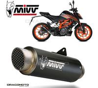 Exhaust KTM 125 DUKE 2023 MIVV Gppro Black